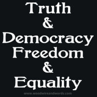 Truth & Democracy, Freedom & Equality - Adult Design