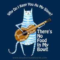 There's No Food In My Bowl - Adult 5 Hoodie - Why Do I Keep You As My Slave? Design