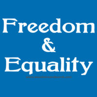 Freedom & Equality - Adult Hoodie Design