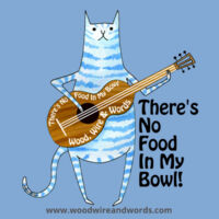 There's No Food In My Bowl - Adult 1B Hoodie - Front & Back Design