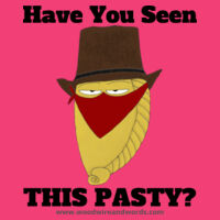 Pasty Bandit 02 - Adult - Have You Seen This Pasty? Dark Text Design
