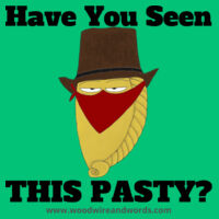 Pasty Bandit 02 - Youth - Have You Seen This Pasty Bandit? Dark Text Design