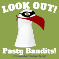 Pasty Bandit Gull 01 - Youth - Look Out! Light Text Design