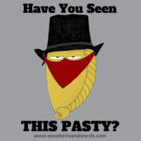 Pasty Bandit 01 - Adult Women's V-Neck - Have You Seen This Pasty? Dark Text Design