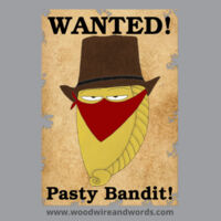 Pasty Bandit 02 - Adult Women's V-Neck - Wanted Pasty Bandit! Design