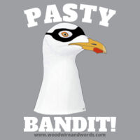 Pasty Bandit Gull 02 - Adult Women's V-Neck - PB Light Text Design