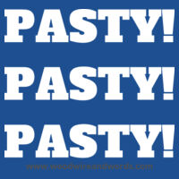 Past Pasty Pasty - Adult Women's V-Neck - Light Text Design