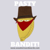 Pasty Bandit 02 - Adult Hoodie - PB Light Text Design