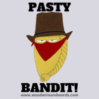 Pasty Bandit 02 - Adult Hoodie - PB Dark Text Design