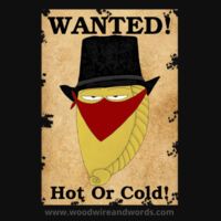 Pasty Bandit 01 - Adult Hoodie - Wanted Hot Or Cold Design