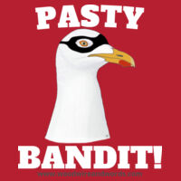 Pasty Bandit Gull 02 - Adult Hoodie - PB Light Text Design