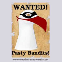 Pasty Bandit Gull 01 - Adult Hoodie - Wanted Pasty Bandits! Design