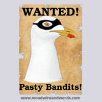 Pasty Bandit Gull 02 - Adult Hoodie - Wanted Pasty Bandits! Design