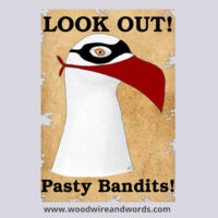 Pasty Bandit Gull 01 - Adult Hoodie - WP Look Out! Pasty Bandits! Design