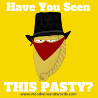 Pasty Bandit 01 - Child Hoodie - Have You Seen This Pasty? Light Text Design