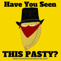 Pasty Bandit 01 - Child Hoodie - Have You Seen This Pasty? Dark Text Design