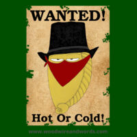 Pasty Bandit 01 - Child Hoodie - Wanted Hot Or Cold Design