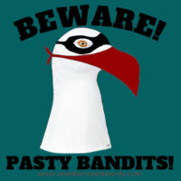 Pasty Bandit Gull 01 - Child Hoodie - Beware! Dark Text Design