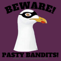 Pasty Bandit Gull 02 - Child Hoodie - Beware! Dark Text Design