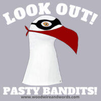 Pasty Bandit Gull 01 - Child Hoodie - Look Out! Light Text Design
