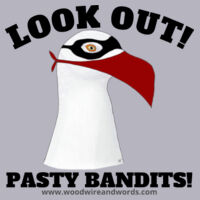 Pasty Bandit Gull 01 - Child Hoodie - Look Out! Dark Text Design