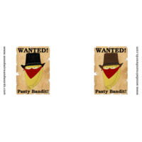 Pasty Bandits Wanted! Pasty Bandit! 01 Design