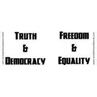 Truth & Democracy Freedom & Equality Design
