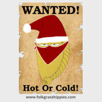 Pasty Bandit Christmas - Adult Women's V-Neck - Wanted Hot Or Cold! Design