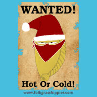 Pasty Bandit Christmas - Adult Hoodie - Wanted Hot Or Cold! Design