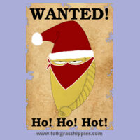Pasty Bandit Christmas - Adult T-Shirt - Wanted Ho! Ho! Hot! Design