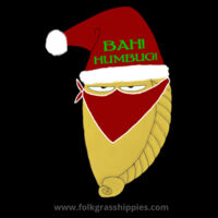 Pasty Bandit Christmas - Adult Women's V-Neck -  Bah Humbug! Design
