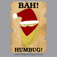 Pasty Bandit Christmas - Adult Women's V-Neck - Bah Humbug! Poster Design