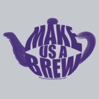 Make Us A Brew Teapot (Purple) Design