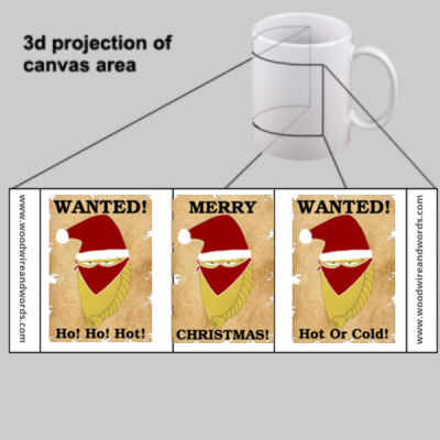 Pasty Bandit Christmas Mug Thumbnail