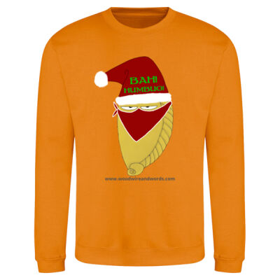 Bah Humbug Pasty Bandit Santa Sweatshirt Thumbnail